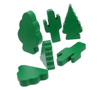 VINTORKY 6pcs Miniature Wooden Trees and Cactus for DIY Micro Landscape Lifelike Model Plants for Table Decoration Artistic Craft Ornaments to Enhance Creativity and Versatile Display