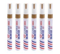 VINTORKY 6pcs Paint Pens for Headstone Repair - Oil Based Quick Dry Marker Pen - Waterproof Marker for Faded Grave, Ceramics, Memorial Use, Crafting, Mugs, Stones