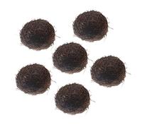 VINTORKY 6pcs Realistic Simulation Rattan Nest Bird Egg Ornament for Garden Decorations Outdoor Wedding