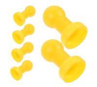 VINTORKY 6pcs Trampoline Pole Caps Replacement Enclosure Covers for Trampoline Tubes Sturdy Plastic Tips with Firm Fixation Stylish Design for Enhanced Safety