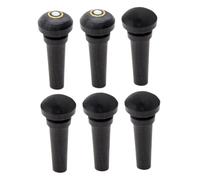 VINTORKY 6pcs Violin Ebony Tailpiece Pegs and Models Enhanced Performance Violin End Eyes Quality Instrument Parts and Accessories