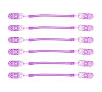 VINTORKY 6pcs Windproof Hat Retainer Clips Outdoor Hat Security Straps Decorative Chains for Hanging for Running Cycling Hiking Sports