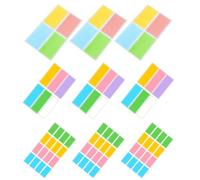 VINTORKY 780pcs Waterproof Name Tags Stickers Pet Material Self-Adhesive Removable Labels No Residue Easy Application Assorted Color for Everyday Needs and Travel