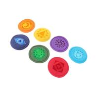 VINTORKY 7pcs Buddhist Sound Bowl Mat Singing Bowl Cushion for Tibetan Pads Meditation Use in Buddha Hall