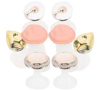 VINTORKY 8 Pcs Small Toe Separators Pedicure Toe Spacers Silicone Useful and Safe Appearance Design for Nail Art Salon Use