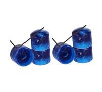 VINTORKY 8pcs Blue Potentiometer Knobs for Electric Guitar Bass Adjustable Volume Control Knobs with Wrench Precision Tuning for Enhanced Sound Experience