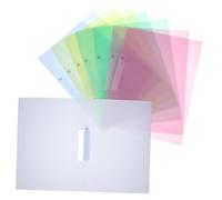 VINTORKY 8pcs Plastic File Folders with Swing Clip Blue Green Pink Yellow Document Organizers for School Office Business Efficient Professional Report Covers