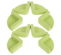VINTORKY 8PCS Silicone Cutting Board Feet Chopping Board Accessory Light Green Silicone Pads Non-Slip Wear Resistant Small Kitchens and Cooking Prep