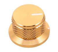VINTORKY 9. Potentiometer Control Knob Aluminum Volume Adjust Knob for Guitar Radio Amplifier Lightweight Design Elegant Gold Finish