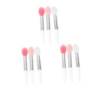 VINTORKY 9pcs Lip Makeup Brushes Set Portable Silicone Lip Brush Lipstick Applicator Mask Easy to Carry for Travel or Work