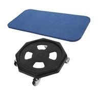 VINTORKY Abdominal Workout Sliders Disc Set with Knee Pad Fitness Training Equipment for Home Use Silent Exercise Sliding Discs for Core Strength and Abdominal Workouts Random Color
