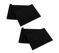 VINTORKY Acoustic Isolation Pads for Speaker Box and Monitor Cushion 2pcs Black Sponge Soundproof Pads with Noise Reduction and Versatile Angle Adjustment for Studio Recording