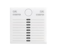 VINTORKY Acrylic Eyelash Extension Holder Pallet Tray with Volume Fan Making Feature and More Work Space, White Lash Grafting Holder for Home and Beauty Salon Use