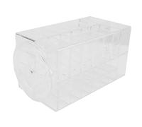 VINTORKY Acrylic Rotating Storage Rack Lipstick Stand Nail Polish Holder Lip Gloss Organizer Makeup Desk Organizer for Bathroom Vanity