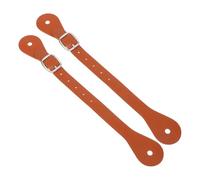 VINTORKY Adjustable Faux Leather Western Spur Straps 2pcs Non-slip Horse Riding Accessories for Men Women Cowboy Boots Outdoor Equestrian Gear