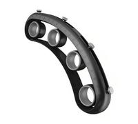 VINTORKY Adjustable Finger Trainer for Guitar and Piano Practice, Finger Exerciser Made of Abs Silicone and Stainless Steel, Easy to Clean Hand Strengthener Grip for Musical Instrument