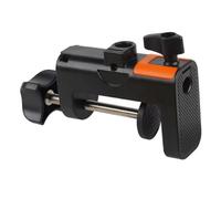 VINTORKY Adjustable Multi-function Desk Clamp Microphone Mount c Shaped Heavy Duty Table Retaining Clip for Mic Boom Arm Suspension Stand Work Surface