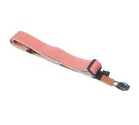 VINTORKY Adjustable Oxford Cloth Ukulele Strap with Double Hook for Adults and Children, No-drill Shoulder Belt in Nude Pink, Universal Ukulele Accessory for Secure Playing