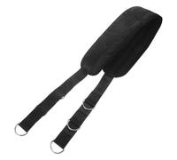 VINTORKY Adjustable Rowing Belt for Exercise Machine with Support and Easy Washing, Black Polyester Strength Training Belt for Cable and Home Gym Accessories, Suitable for Rowing Machine
