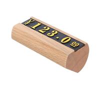 VINTORKY Adjustable Wood Prices Tag Cube Stand for Retail Shops Jewelry Watches Rings Pricing Display Warp-Resistant Wooden Price Signs with Sleek Modern Design for Counters and Trade Shows
