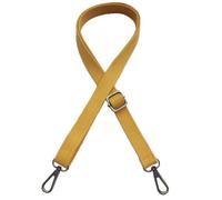VINTORKY Adjustable Yellow Replacement Shoulder Bag Strap Made of Sturdy Polyester, 125cm Long with Detachable Hooks, for Messenger Bags and Crossbody Handbags