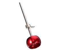 VINTORKY Alloy Aluminum Drum Pedal Hammer Beater Head Red for Bass Drum Percussion Instrument Accessories Compatible Single and Double Kick Pedals