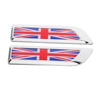 VINTORKY Alloy Uk Flag Car Body Badges Metal Car Stickers for Automotive Modification Scratch Resistant Decals for Door Front Grille Trunk Lightweight Side Emblems