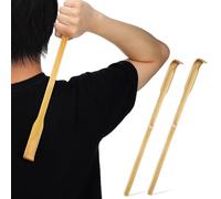 VINTORKY Bamboo Back Scratchers Electronic Back Scratcher with Long Handle 2pcs for Body Relaxation Self-Massager and Promote Bodies Relaxation