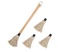 VINTORKY Barbecue Oil Brush Set Large Grilling Basting Mop for Outdoor Grill BBQ Accessories Kit Non-Slip Grip