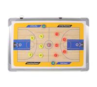VINTORKY Basketball Coaching Board: 17.7x11.8in Aluminum Alloy Frame Basketball Coaching Board for Training Game Strategy and Teaching Display