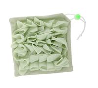 VINTORKY Bath Loofah Sponge with Soap Holder Dual-sided Exfoliating Scrubber and Soft Shower Puff Ball for Body Cleansing Portable Lightweight Bath Sponges for Adults and Men