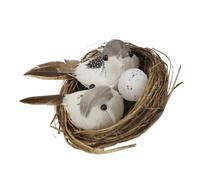 VINTORKY Bird Nest Ornaments Faux Birds Nests for Tree Garden Decor Photography Props