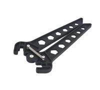 VINTORKY Black Bow Stand for Compound and Traditional Bows Clips to Bottom Limb for 3d Shoot Range and Field Use