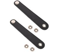 VINTORKY Black Double Layer Pu Leather Accordion Repair Accessory with 4 Buckle Closure, Portable Accordion Hardware Strap for Musical Instrument Maintenance