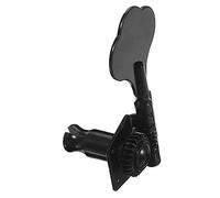 VINTORKY Black Left-hand Electric Bass Guitar Tuning Pegs Open-back 4-string Machine Heads for Electric Guitar String Replacement Parts Compatible with Bass Musical Instruments