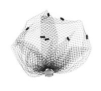 VINTORKY Black Mesh Veil Hair Clip Flocked Dots for Women, Funeral Hairpin Bobby Pin, Suitable for Mourning and Formal Occasions