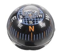 VINTORKY Black Mini Car Compass Ball Dashboard Vehicle Compass Plastic Black Guide Ball for Hiking Camping Outdoor Navigation