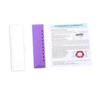 VINTORKY Blues Harmonica for Beginners Abs Musical Instrument Tones Storage Box for Boy Girl and Adult Learning