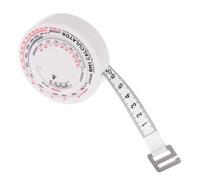 VINTORKY BMI Tape Measure 1.5m Round Waist Measuring Tape Retractable Body Fat Measuring Tool for Wellness Monitoring and Body Composition Analysis