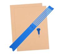 VINTORKY Braille Writing Board Plastic Braille Writing Plate Kit Stylus for Blind People Rows Squares Board for Practice