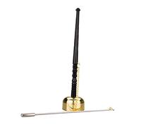 VINTORKY Brass Yin Qing Small Hand Percussion Buddhist Instrument for Meditation and Temple Ceremony, Portable Buddhist Bell Adornment, Creative Brass Musical Chime for Spiritual Use