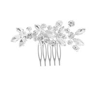 VINTORKY Bridal Hair Comb Floral Accessory Crystals Elegant Wedding Hair for Brides Flower Girls and Special Occasions Creative Design Enhancing Romantic Looks