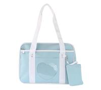 VINTORKY Bright Candy Colour Japanese School Satchel Shoulder Bag for Teenagers, Polyester Material with Zippered Closure and Multiple Pockets, for Outdoor Camping and Traveling