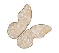 VINTORKY Butterfly Cabinet Pulls Zinc Alloy Decorative Furniture Handle Hardware Pair Beige for Cabinet Closet Bedroom Study Vintage Antique