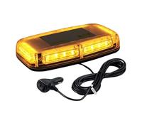 VINTORKY Car LED Warning Light with 24 High Brightness Leds, Flashing Strobe Beacon Light for Vehicles, Abs Material with High Impact Strength, for Construction Sites and Snow Conditions