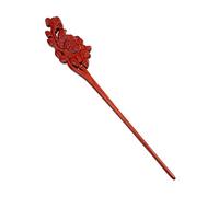 VINTORKY Carved Hair Stick for Elegant Updos Classic Hairpin Bun Holder for Women Vintage Sandalwood Hair Chopstick with Simple Retro Design for Parties and Costumes