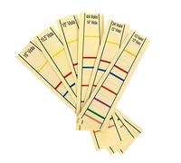 VINTORKY Cello Finger Sticker Yellow Label Sticker for Fingerboard Position Marker for Cello for Beginners Learning Notes