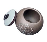 VINTORKY Ceramic Candy Jar Tea Storage Canister Airtight Jar for Tea Grains Cereal