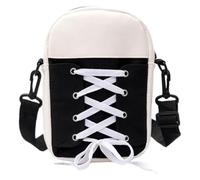 VINTORKY Chic Korean Style Canvas Crossbody Bag for Women with Adjustable Shoulder Strap and Enough Space to Store Daily Essentials, for Banquets and Going on Dates