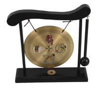 VINTORKY Chinese Home Decor Gong Bell Brass Feng Shui Ornament Desktop Decorative Statue Energy Balance High Durability Craft Decoration Gong